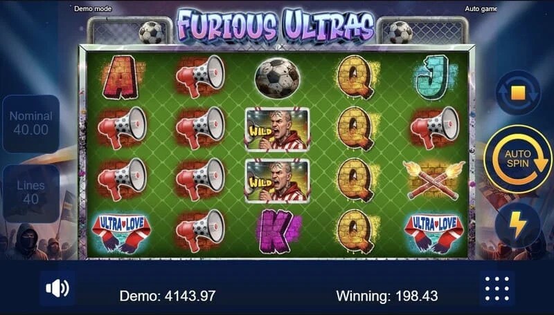 Furious Ultras - njia za malipo kwenye reli